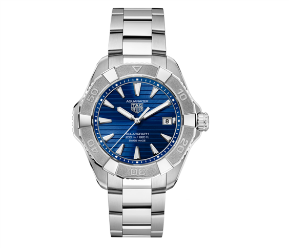 Orologio Tag Heuer Uomo Aquaracer Professional 200 Solargraph in Acciaio WBP1117.BA0047 - WBP1117.BA0047